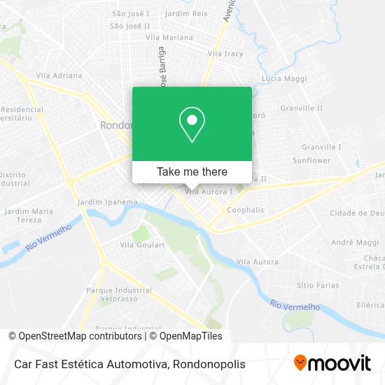 Car Fast Estética Automotiva map