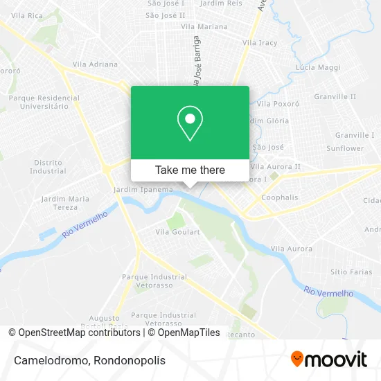 Camelodromo map
