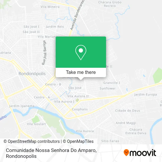 Comunidade Nossa Senhora Do Amparo map