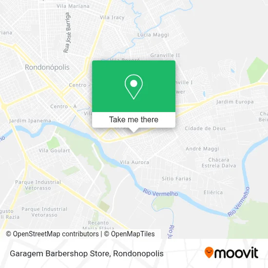 Garagem Barbershop Store map