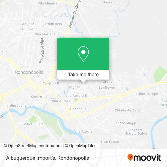 Albuquerque Import's map