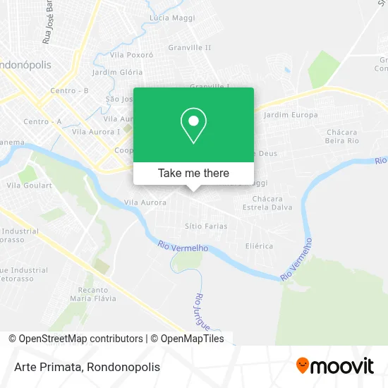 Arte Primata map