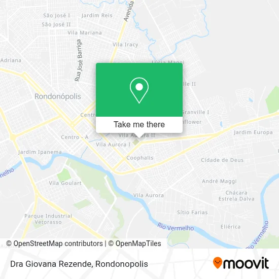 Dra Giovana Rezende map