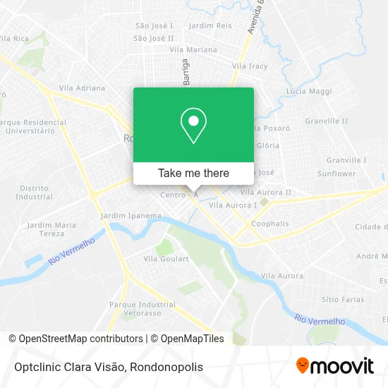 Optclinic Clara Visão map