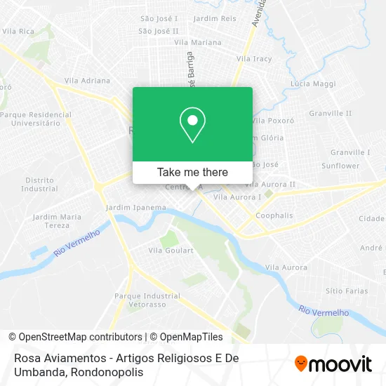 Rosa Aviamentos - Artigos Religiosos E De Umbanda map