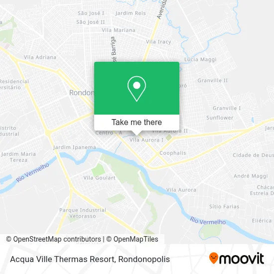 Acqua Ville Thermas Resort map