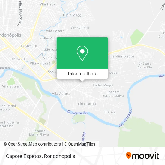 Capote Espetos map