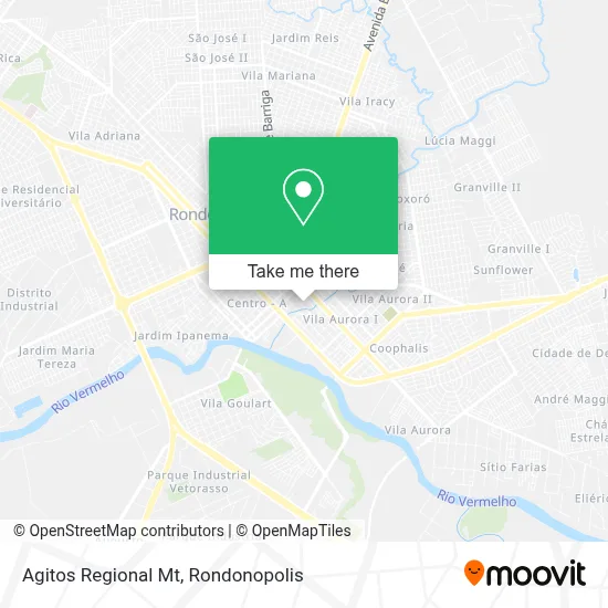 Agitos Regional Mt map