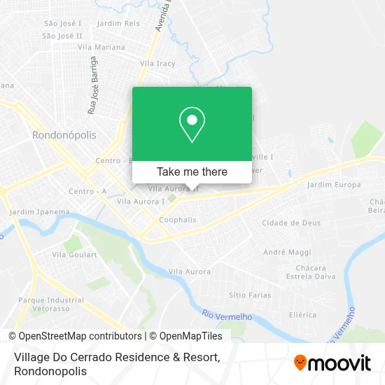 Village Do Cerrado Residence & Resort map