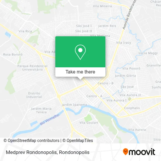 Medprev Rondonopolis map