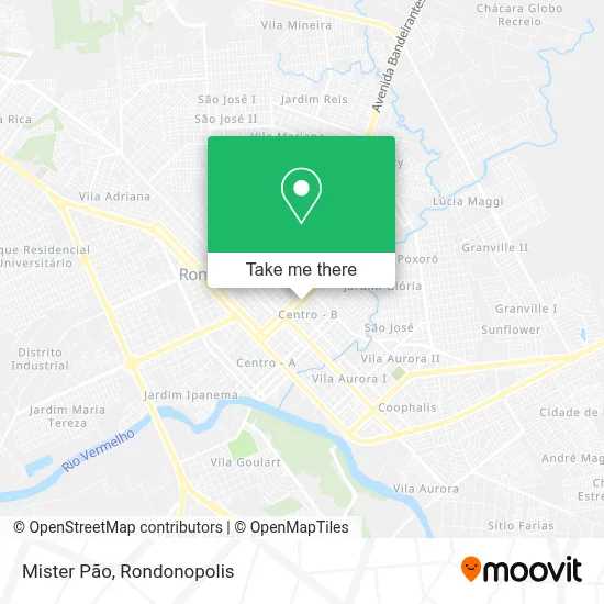 Mister Pão map