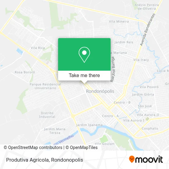 Produtiva Agrícola map