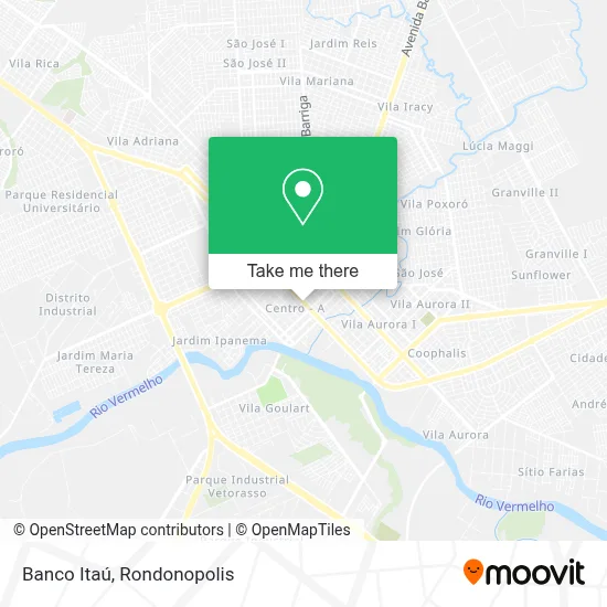 Banco Itaú map
