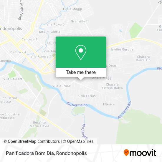 Panificadora Bom Dia map