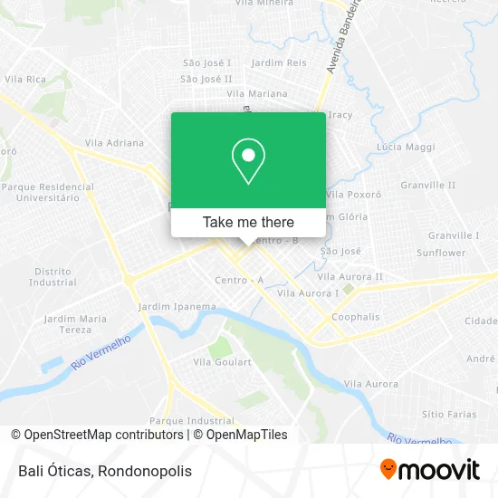 Bali Óticas map