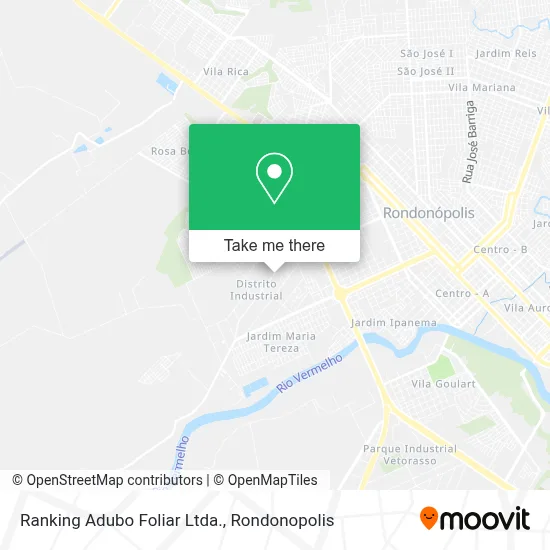 Ranking Adubo Foliar Ltda. map