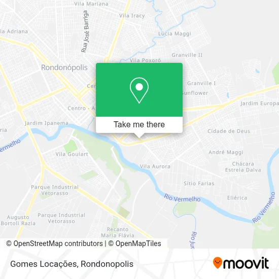 Gomes Locações map
