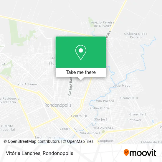 Vitória Lanches map