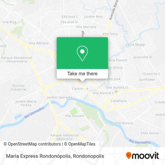 Maria Express Rondonópolis map