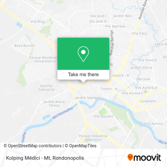 Kolping Médici - Mt map