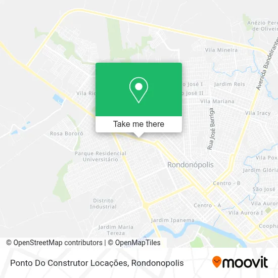 Ponto Do Construtor Locações map
