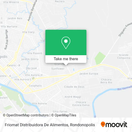 Friomat Distribuidora De Alimentos map