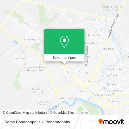 Ramo Rondonópolis 1 map