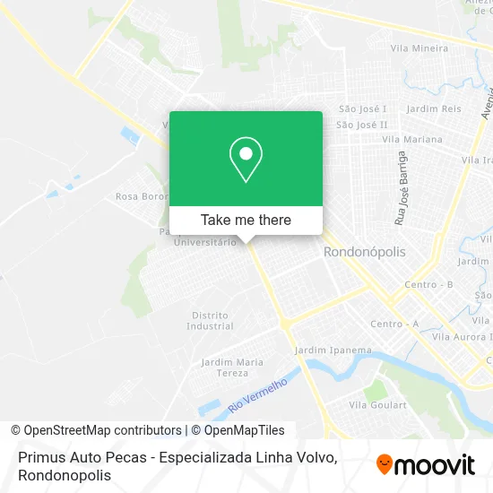 Primus Auto Pecas - Especializada Linha Volvo map