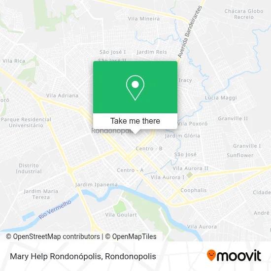 Mary Help Rondonópolis map