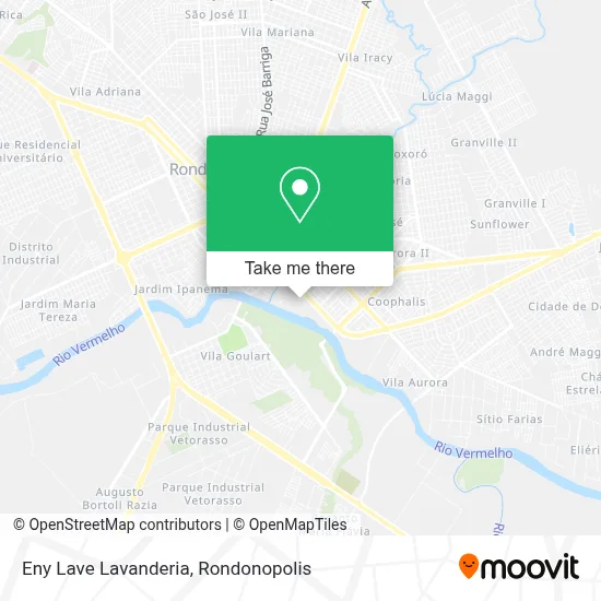 Eny Lave Lavanderia map