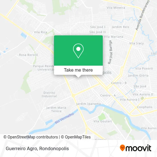 Guerreiro Agro map