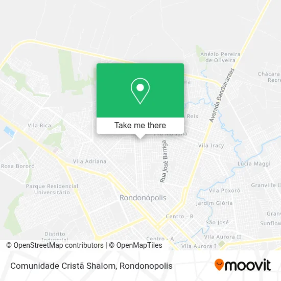 Comunidade Cristã Shalom map