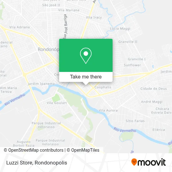 Luzzi Store map