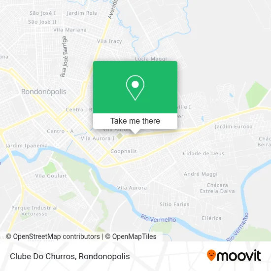 Clube Do Churros map