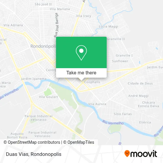Duas Vias map