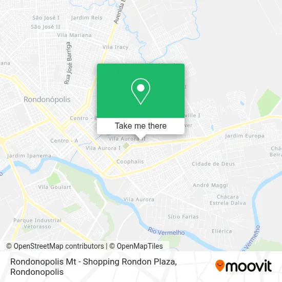 Rondonopolis Mt - Shopping Rondon Plaza map