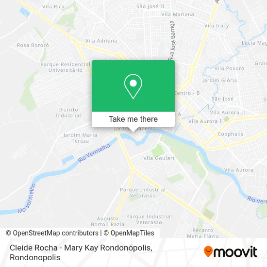 Cleide Rocha - Mary Kay Rondonópolis map