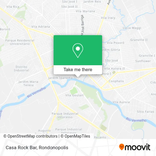 Casa Rock Bar map