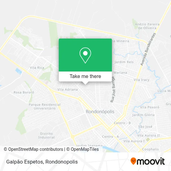 Galpão Espetos map