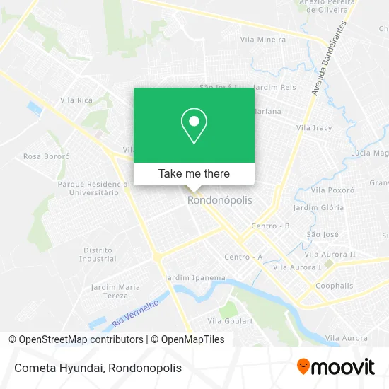 Cometa Hyundai map