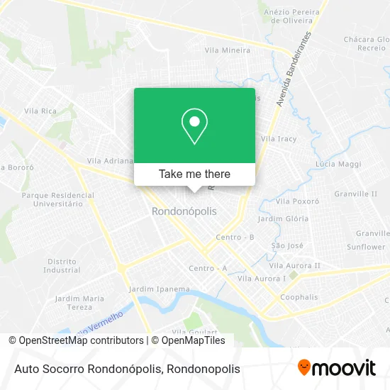 Auto Socorro Rondonópolis map