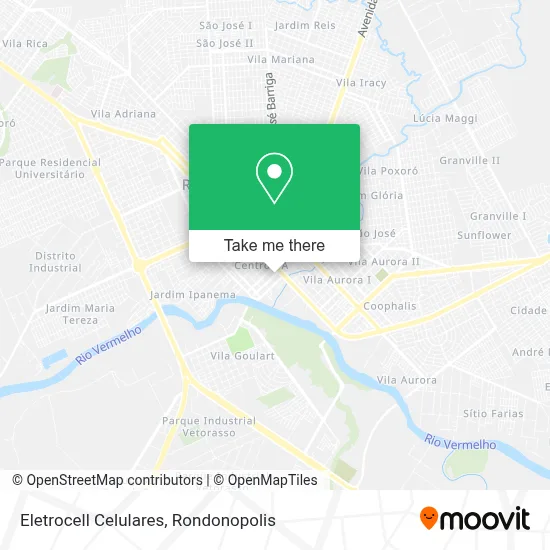 Eletrocell Celulares map