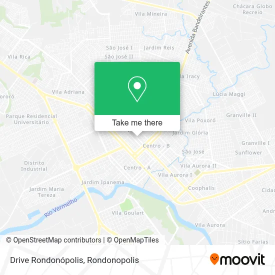 Drive Rondonópolis map