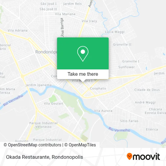Okada Restaurante map