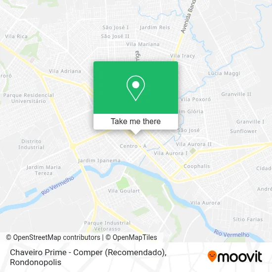 Chaveiro Prime - Comper (Recomendado) map