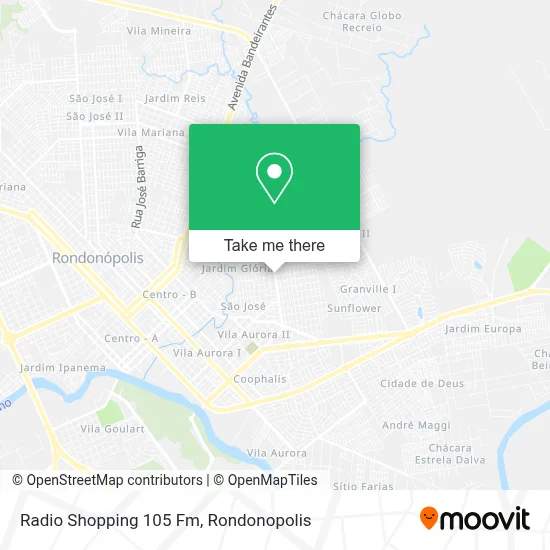Radio Shopping 105 Fm map
