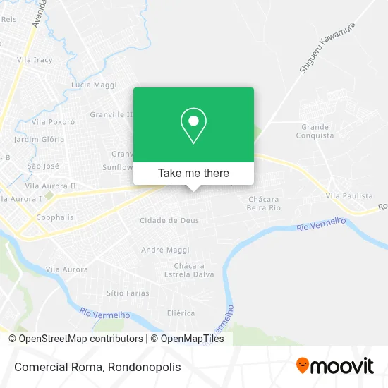 Comercial Roma map