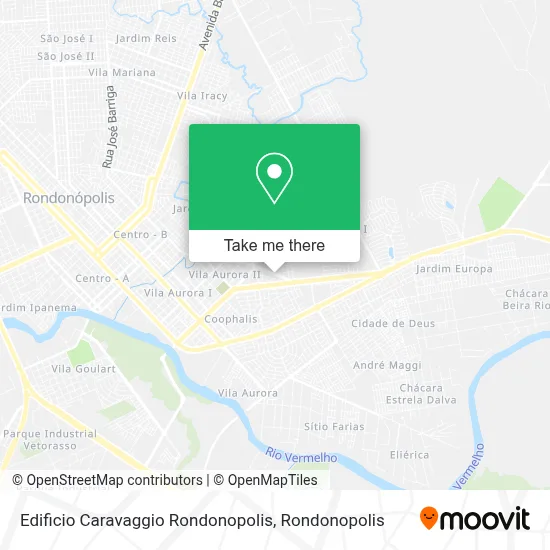 Edificio Caravaggio Rondonopolis map