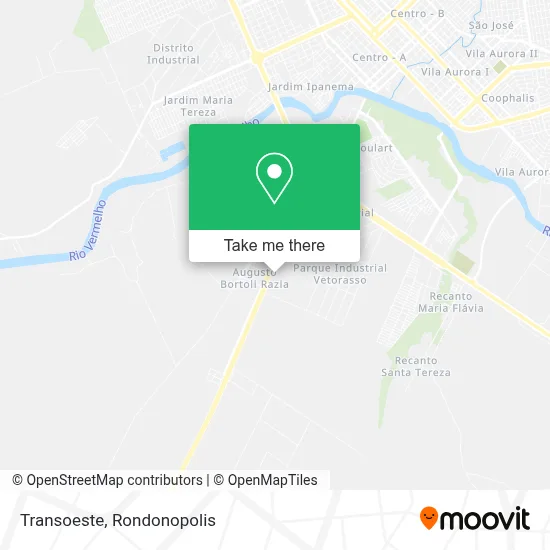 Transoeste map