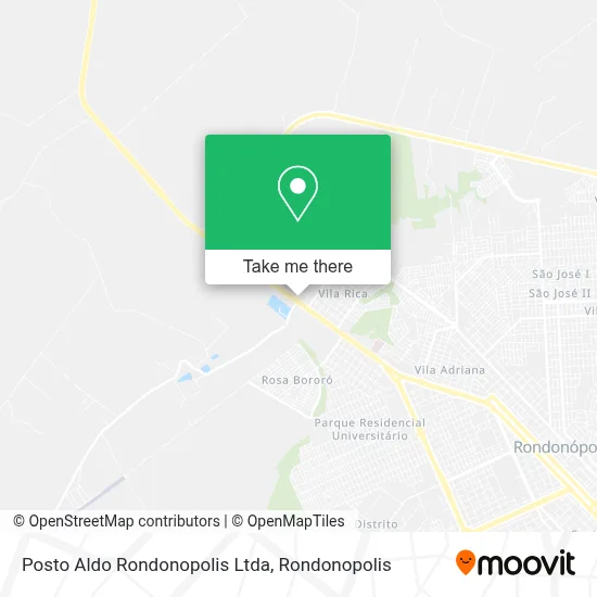 Posto Aldo Rondonopolis Ltda map